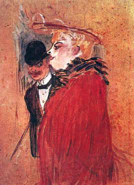  Henri  Toulouse-Lautrec Couple Spain oil painting art